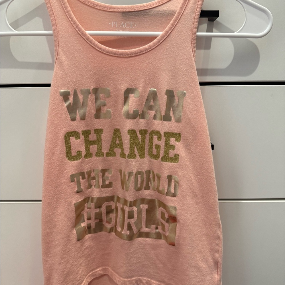 Girls Change the World Graphic Tank Top Girls M 7/8